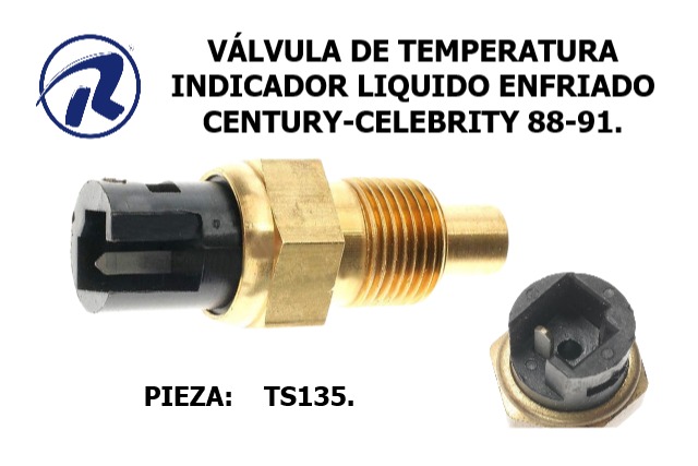 Valvula temperatura indicadora de enfriamiento. Còd. TS135