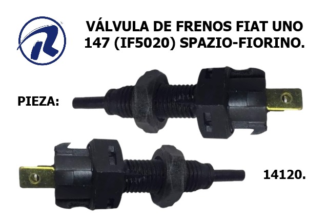 Valvula de freno fiat 147 olimpic. Còd. 14120