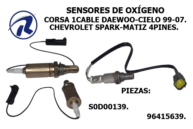 Sensores de oxigeno