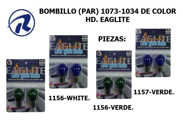 bombillo (par) super white Eaglite