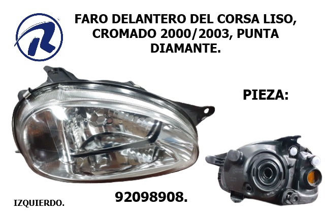 faro delantero derecho corsa 00-03