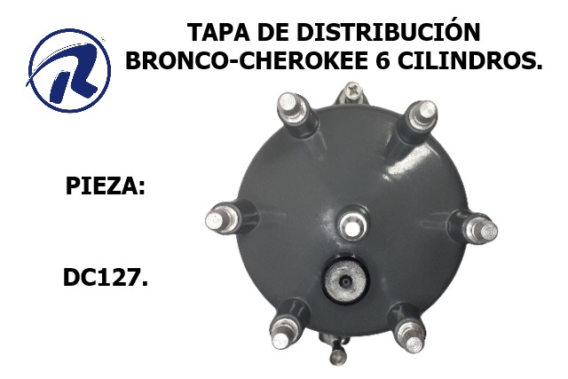 tapa dist.bronco-cherokee 6c.ilindros. Cód. DC127