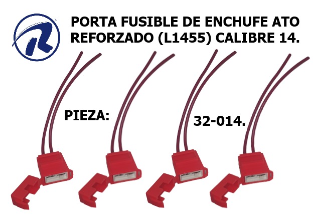 porta fusible de enchufe reforzado tipo ATO. Cód. 31-014