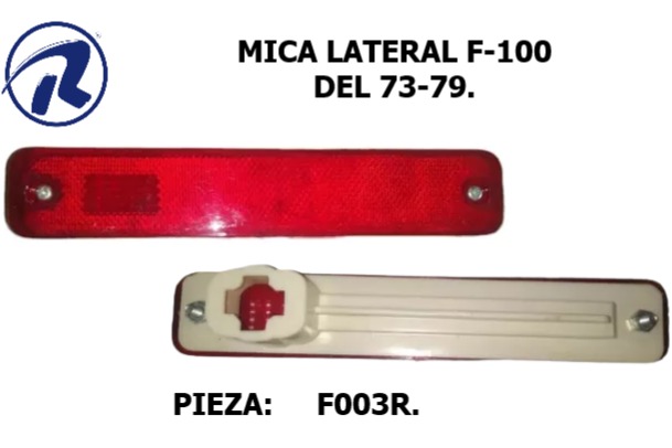 mica lateral ambar y rojo del 73-79