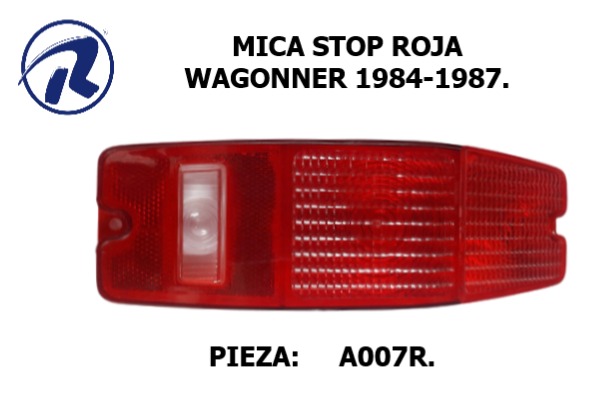 mica stop wagoneer ambar y roja 84-87