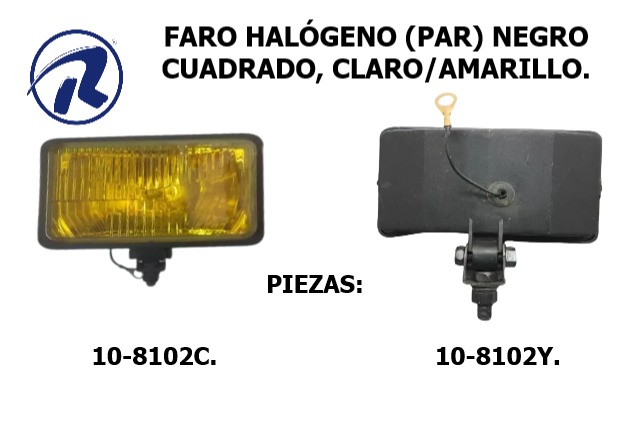 Faro hal(par)negro cuadrado cl