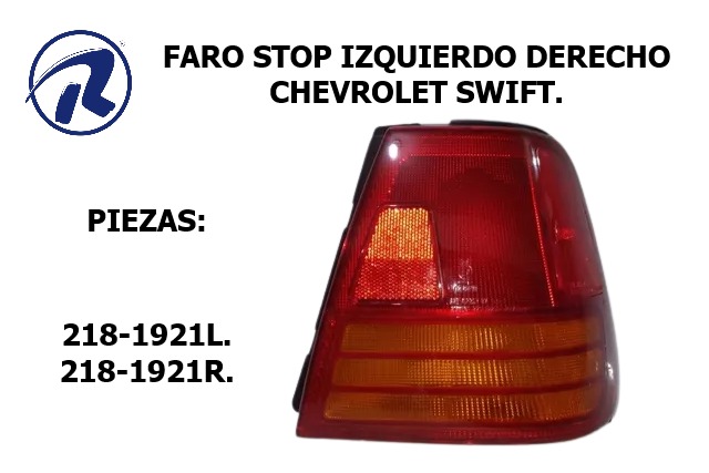 faro stop derecho e izquierdo swift 90-95