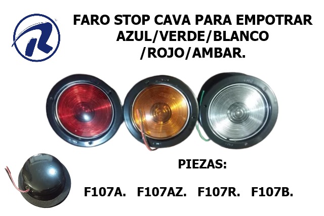 faro stop cava para empotrar ivica