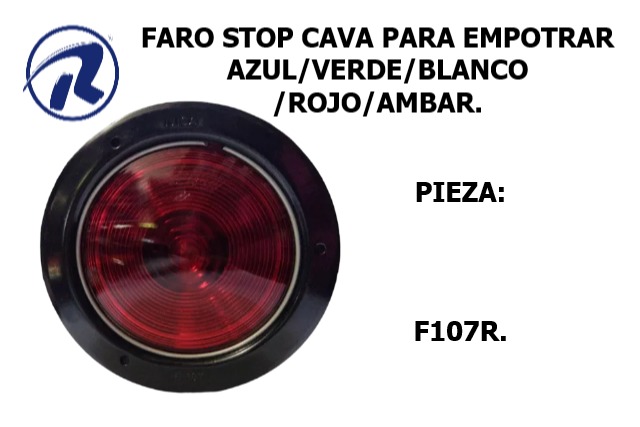 faro stop cava para empotrar ivica