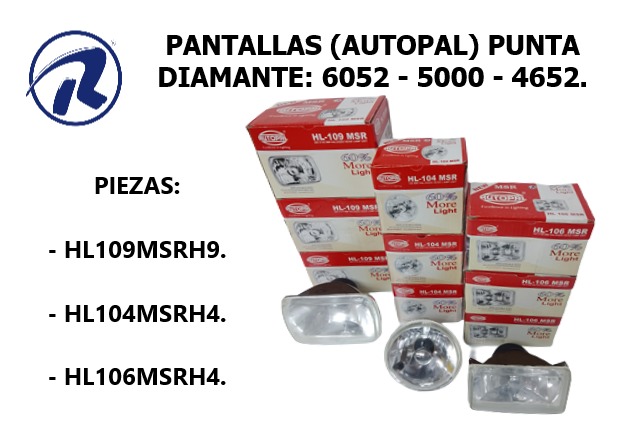 Pantalla 6052 p/diamante autop