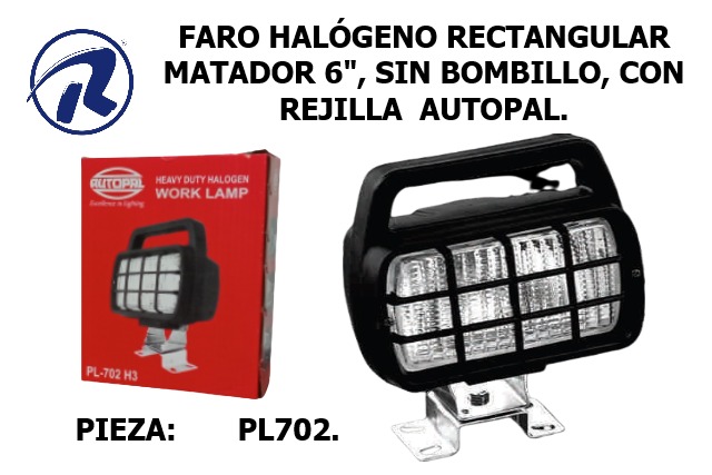 Faro hal.rec.6" matador autopal