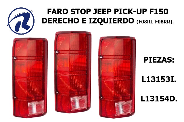 Faro stop ford f150 izq.area