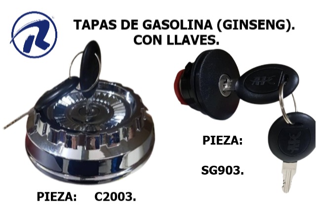 tapas de gasolina