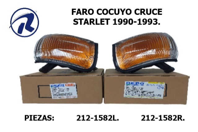 faro cruce Starlet 90-93 derecho e izquierdo