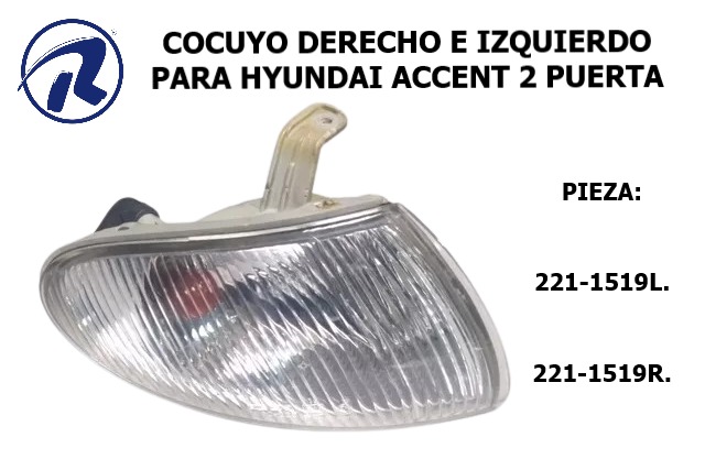 Cocuyo Izq. Der. Hyundai Accent